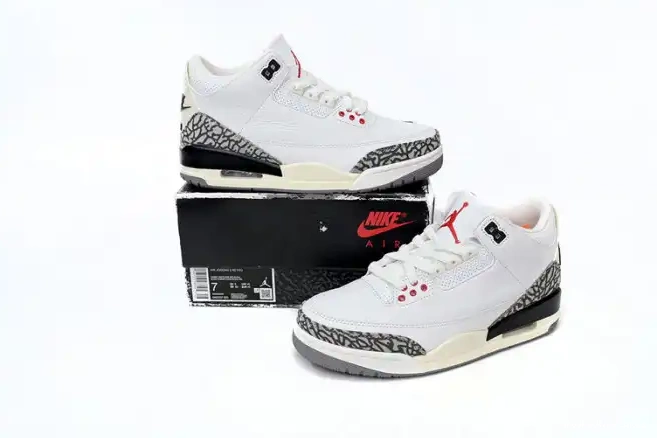 80% Off Sale 3 White Reimagined DN3707-100 Jordan Cement Retro 0326